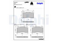 JEU DE PLAQUETTES DE FREIN LP3157 Delphi