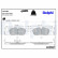 JEU DE PLAQUETTES DE FREIN LP3188 Delphi, Vignette 3