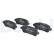 JEU DE PLAQUETTES DE FREIN LP3279 Delphi