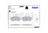 JEU DE PLAQUETTES DE FREIN LP594 Delphi