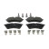 Jeu de plaquettes de frein VW CRAFTER FVR5067 Ferodo
