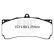 Jeu de plaquettes de frein Yellowstuff DP4009R EBC, Vignette 3