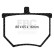 Jeu de plaquettes de frein Yellowstuff DP4040R EBC, Vignette 3