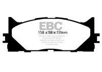 Jeu de plaquettes de frein Yellowstuff DP41790R EBC