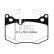 Jeu de plaquettes de frein Yellowstuff DP42261R EBC