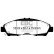 Jeu de plaquettes de frein Yellowstuff DP43063R EBC