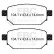 Jeu de plaquettes de frein Yellowstuff DP43081R EBC, Vignette 3