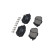 Kavo parts Pièces Mâchoire de frein KBP-10089, Vignette 2