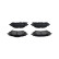 Kavo parts Pièces Plaquette de frein KBP-10072, Vignette 3