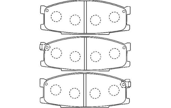 Kavo parts Pièces Plaquette de frein KBP-5554