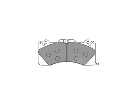 Kavo parts Pièces Plaquette de frein KBP-9156