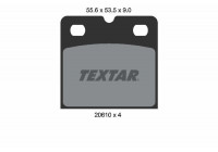 Kit de plaquettes de frein, disque de frein de stationnement 2061005 Textar