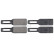 Kit de plaquettes de frein, disque de frein de stationnement 36117 ABS, Vignette 3