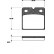 Kit de plaquettes de frein, disque de frein de stationnement 37467 ABS, Vignette 2