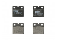 Kit de plaquettes de frein, disque de frein de stationnement COTEC GDB1641 TRW