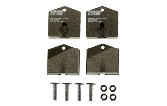 Kit de plaquettes de frein, disque de frein de stationnement GDB1640 TRW, Image 3