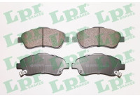 Kit de plaquettes de frein, frein à disque 05P1114 Lpr