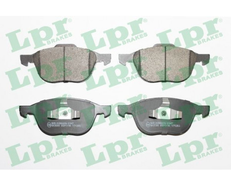 Kit de plaquettes de frein, frein à disque 05P1190 Lpr