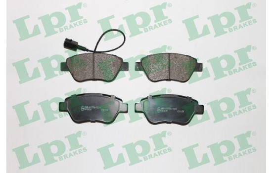 Kit de plaquettes de frein, frein à disque 05P1225 Lpr