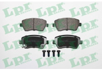 Kit de plaquettes de frein, frein à disque 05P1229 Lpr