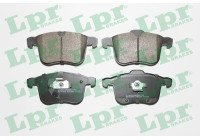 Kit de plaquettes de frein, frein à disque 05P1244 Lpr