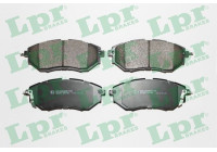 Kit de plaquettes de frein, frein à disque 05P1402 Lpr