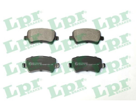 Kit de plaquettes de frein, frein à disque 05P1474 Lpr