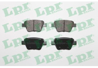Kit de plaquettes de frein, frein à disque 05P1608 Lpr