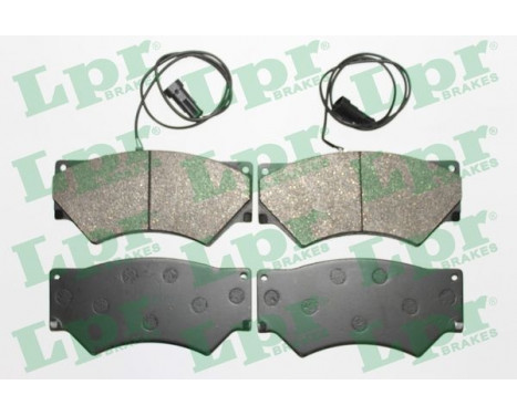 Kit de plaquettes de frein, frein à disque 05P1651 Lpr