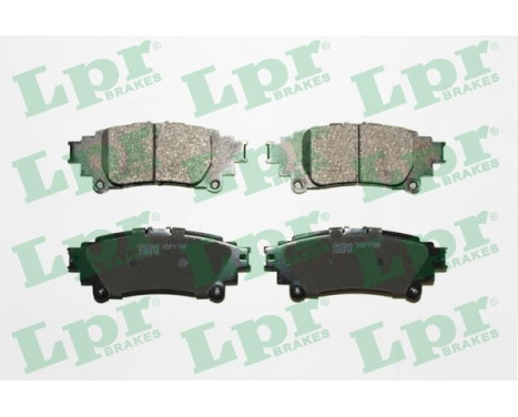 Kit de plaquettes de frein, frein à disque 05P1746 Lpr