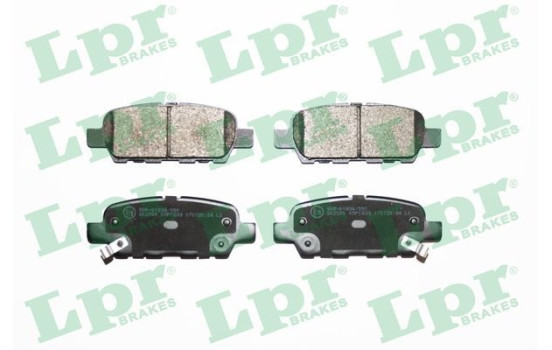 Kit de plaquettes de frein, frein à disque 05P1839 Lpr