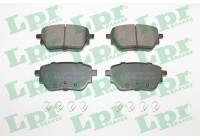 Kit de plaquettes de frein, frein à disque 05P2132 Lpr