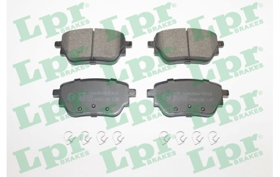 Kit de plaquettes de frein, frein à disque 05P2132 Lpr