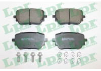 Kit de plaquettes de frein, frein à disque 05P2152 Lpr