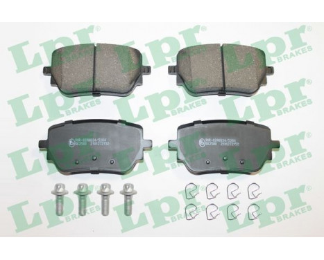 Kit de plaquettes de frein, frein à disque 05P2152 Lpr