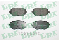 Kit de plaquettes de frein, frein à disque 05P2187 Lpr
