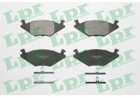 Kit de plaquettes de frein, frein à disque 05P223 Lpr