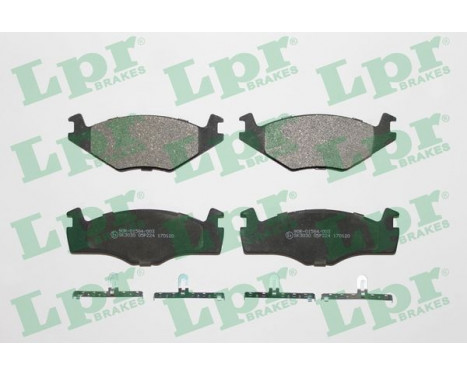 Kit de plaquettes de frein, frein à disque 05P224 Lpr