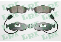 Kit de plaquettes de frein, frein à disque 05P461 Lpr