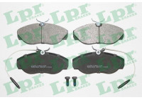 Kit de plaquettes de frein, frein à disque 05P493 Lpr