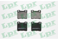 Kit de plaquettes de frein, frein à disque 05P622 Lpr