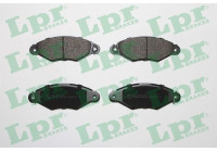 Kit de plaquettes de frein, frein à disque 05P662 Lpr