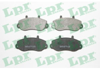 Kit de plaquettes de frein, frein à disque 05P663 Lpr