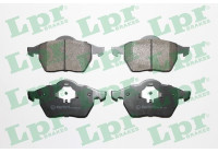 Kit de plaquettes de frein, frein à disque 05P669 Lpr