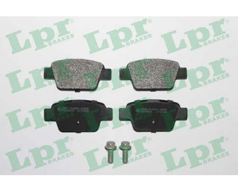 Kit de plaquettes de frein, frein à disque 05P780 Lpr