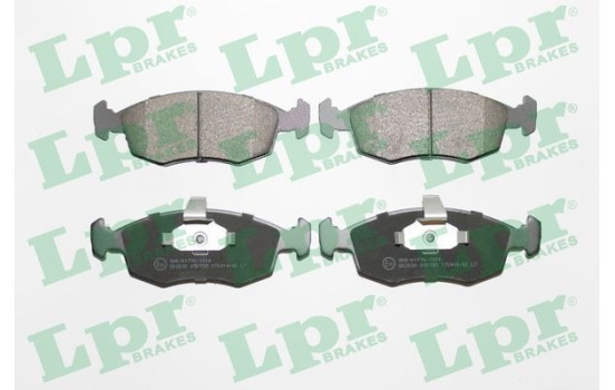 Kit de plaquettes de frein, frein à disque 05P785 Lpr
