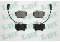 Kit de plaquettes de frein, frein à disque 05P786 Lpr