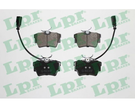 Kit de plaquettes de frein, frein à disque 05P786 Lpr