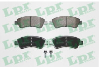 Kit de plaquettes de frein, frein à disque 05P802 Lpr