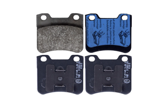 Kit de plaquettes de frein, frein à disque 116041 FEBI